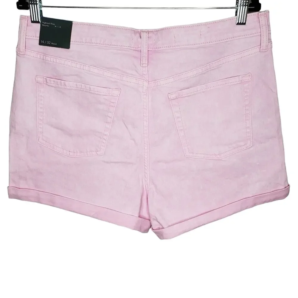 Wild Fable Highest Rise Shorts Pink Size 14